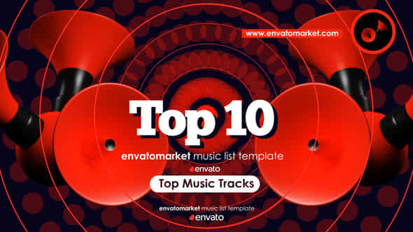 Music Top 10 - VideoHive 43216192