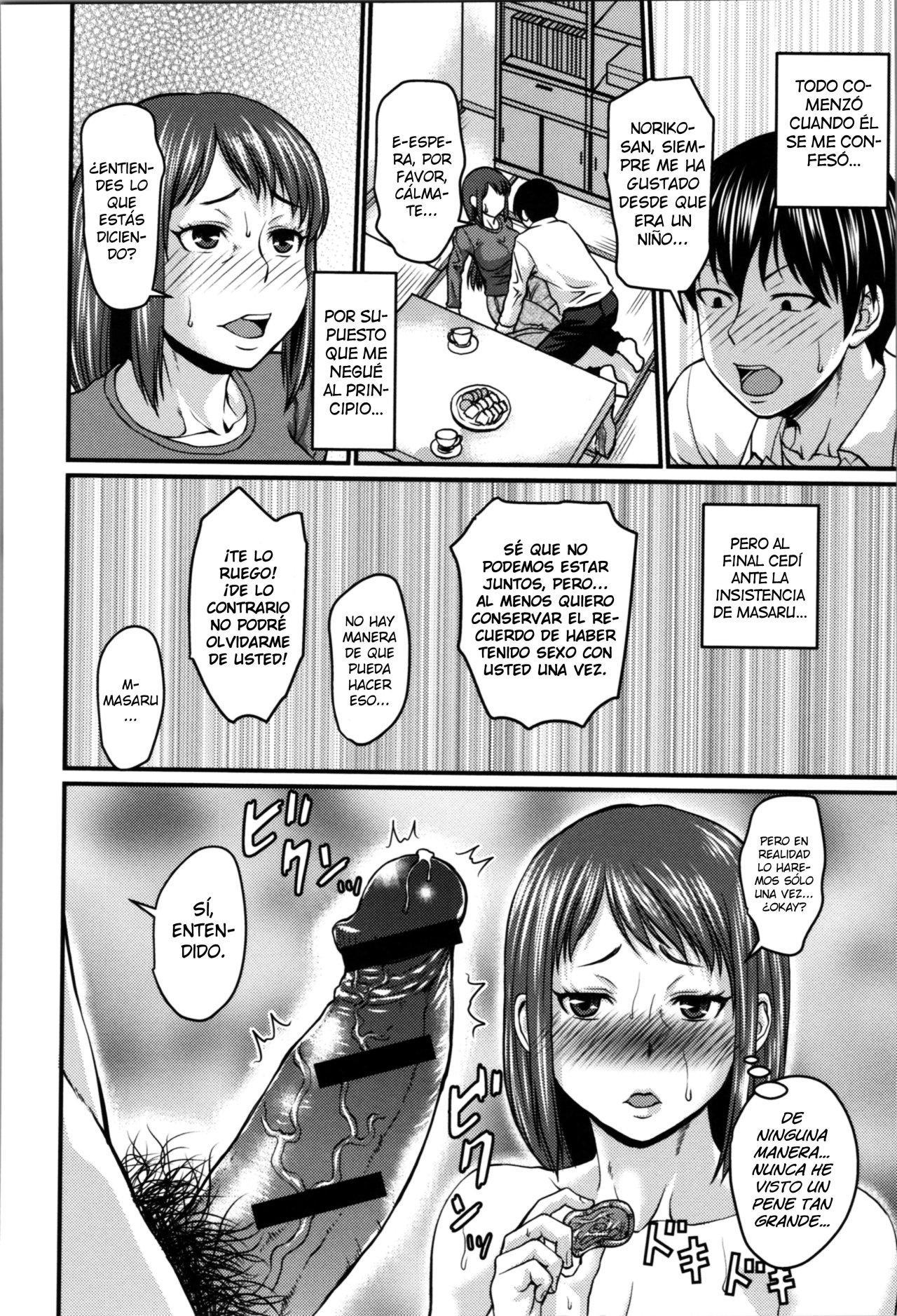 [Jirou] Okaa-san no Kakushigoto  El secreto de Mamá (Nikkanteki Kuro Stocking Seikatsu - Sensual Black Stockings Life) [Spanish]