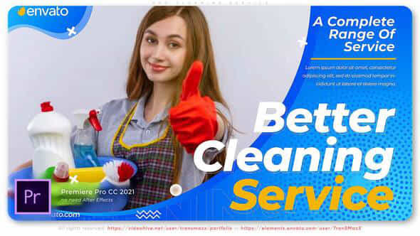 Cleaning Service Promo - VideoHive 37631426