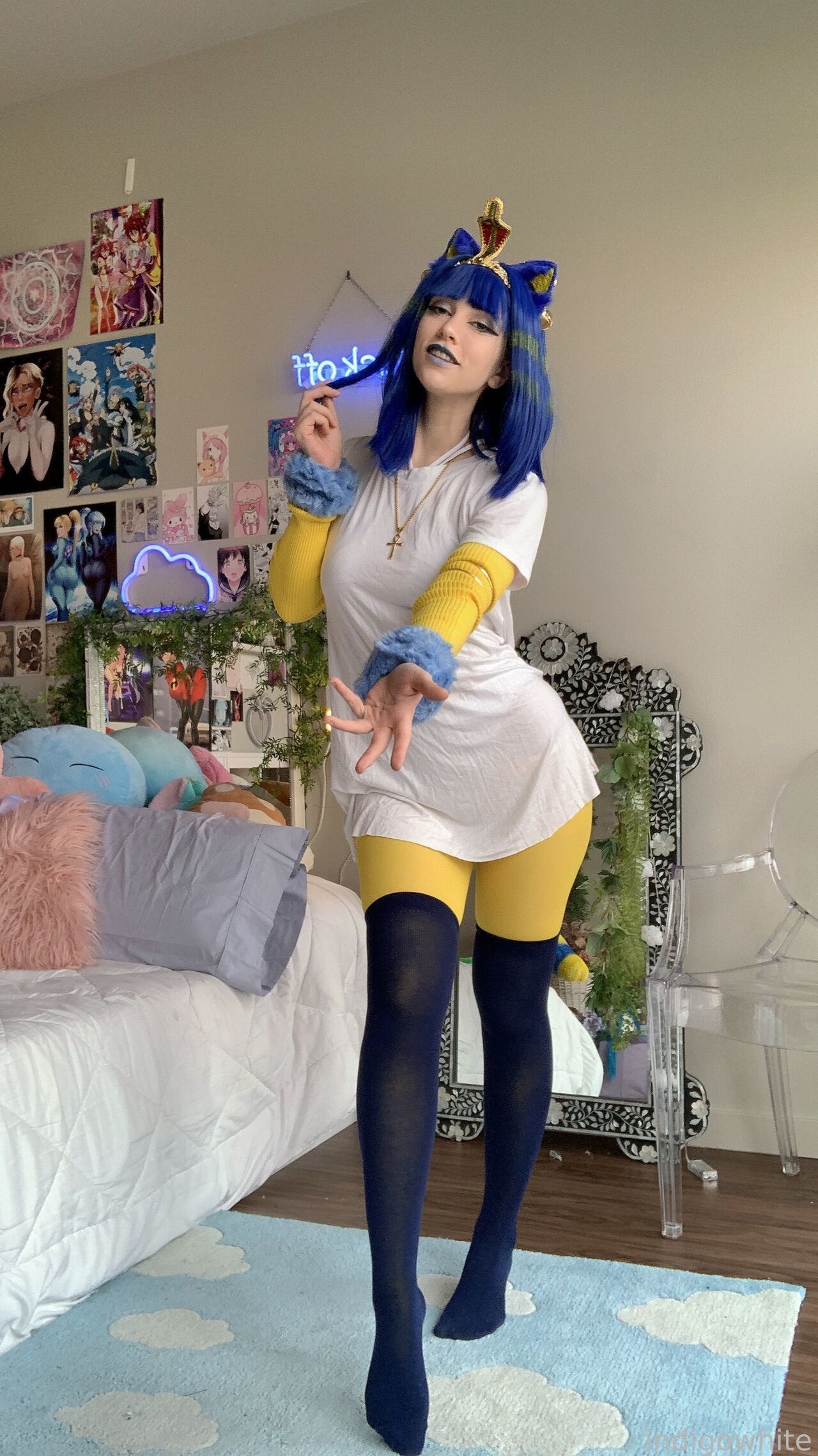 Indigo White - Ankha