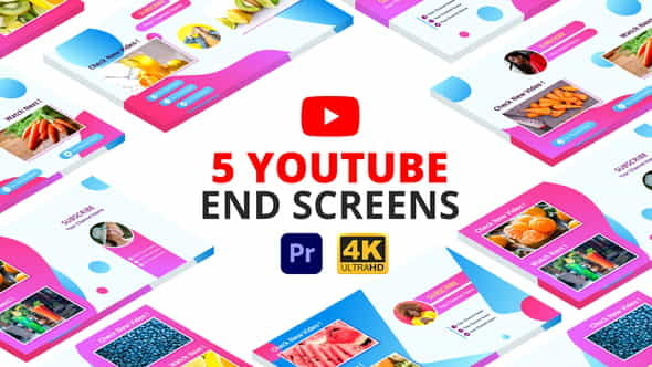 YouTube End Screens | Premiere - VideoHive 29175823