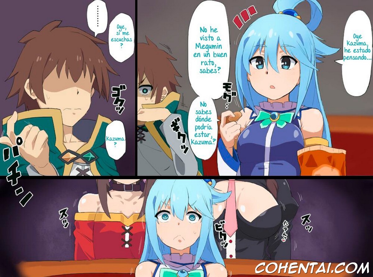 Konosuba Hypnotic Earrings (Kono Subarashii Sekai ni Syukufuku o!) xxx comics manga porno doujin hentai español sexo 