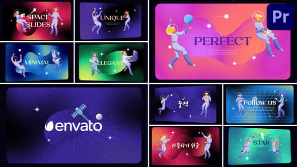 Space Scenes For Premiere Pro - VideoHive 52020545