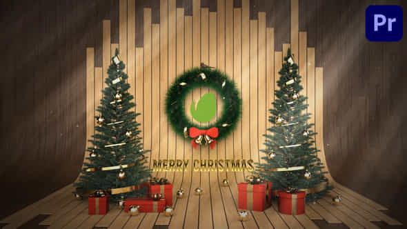 Christmas Studio Logo For Premiere Pro - VideoHive 49000697