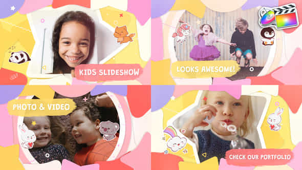 Cartoon Kids Slideshow - VideoHive 37424641