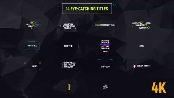 14 Eye-catching Titles - VideoHive 17001501