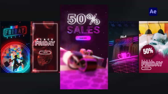 Black Friday Instagram Stories - VideoHive 34873460