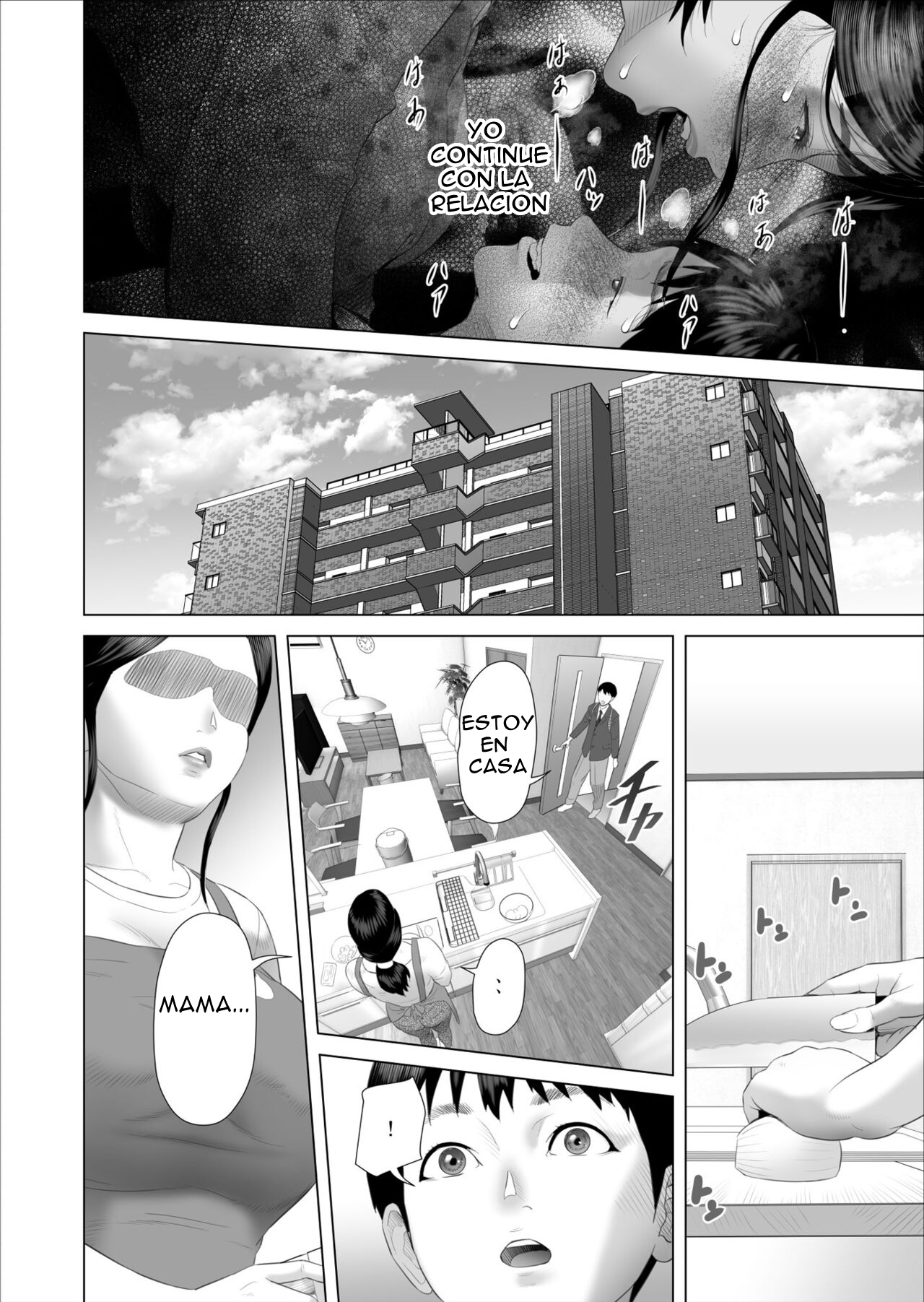 [Hyo-dou (Hyji)] Boku ga Okaa-san to Konna Koto ni Nacchau Hanashi 5 Yurushi Hen  La seducción del barrio La historia de cómo llegué a ser así con mi madre 5 - El p