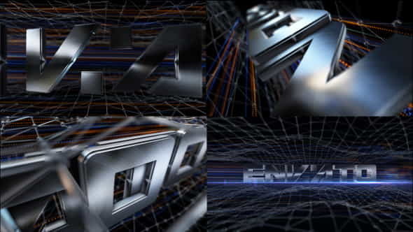 Brushed Metal Logo Text Reveal - VideoHive 7990938