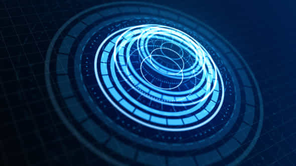 HUD Logo Reveal - VideoHive 48675756