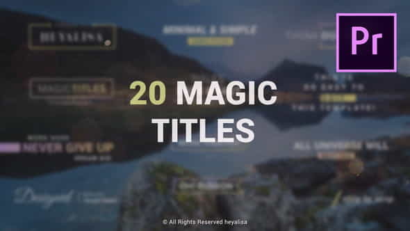 EssentialMinimal Simple Titles Pack for - VideoHive 22461366