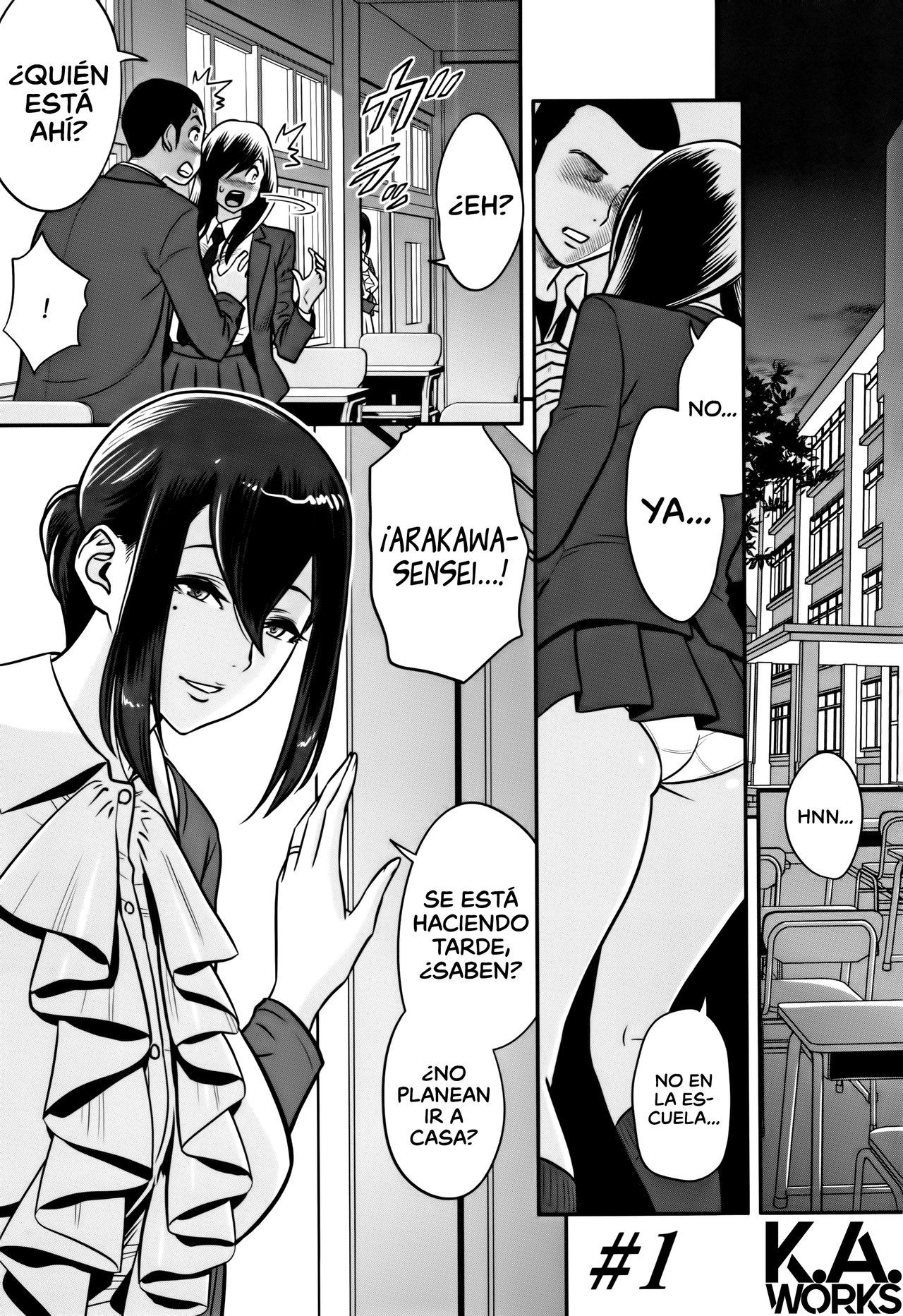 [Takasugi Kou] My Fair MILF Ch. 8-10 [Spanish] [K.A. Works]