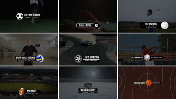 Sport Lower Thirds After Effects - VideoHive 49330366