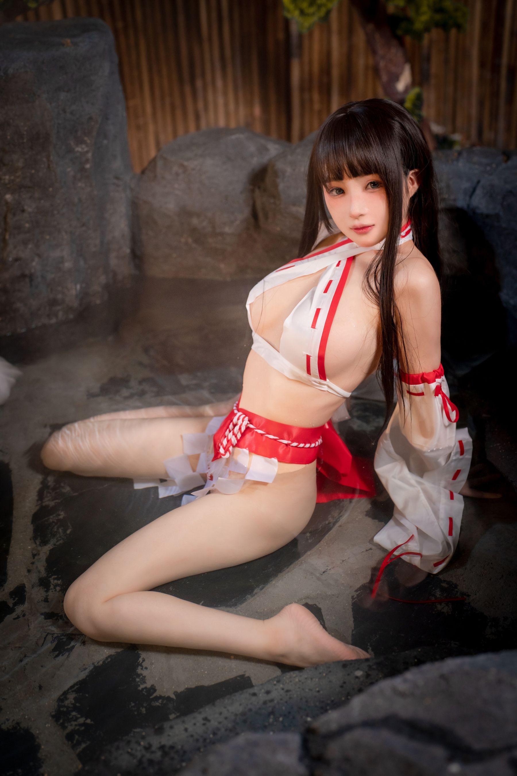 [福利女神cosplay] 桜井宁宁 - 纯洁巫女/61P(2)