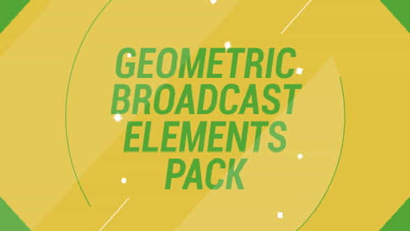 Geometric Broadcast Elements - VideoHive 8606180