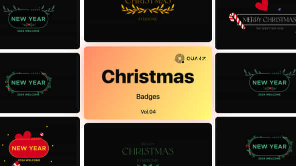 Christmas Badges Vol 04 - VideoHive 49469572