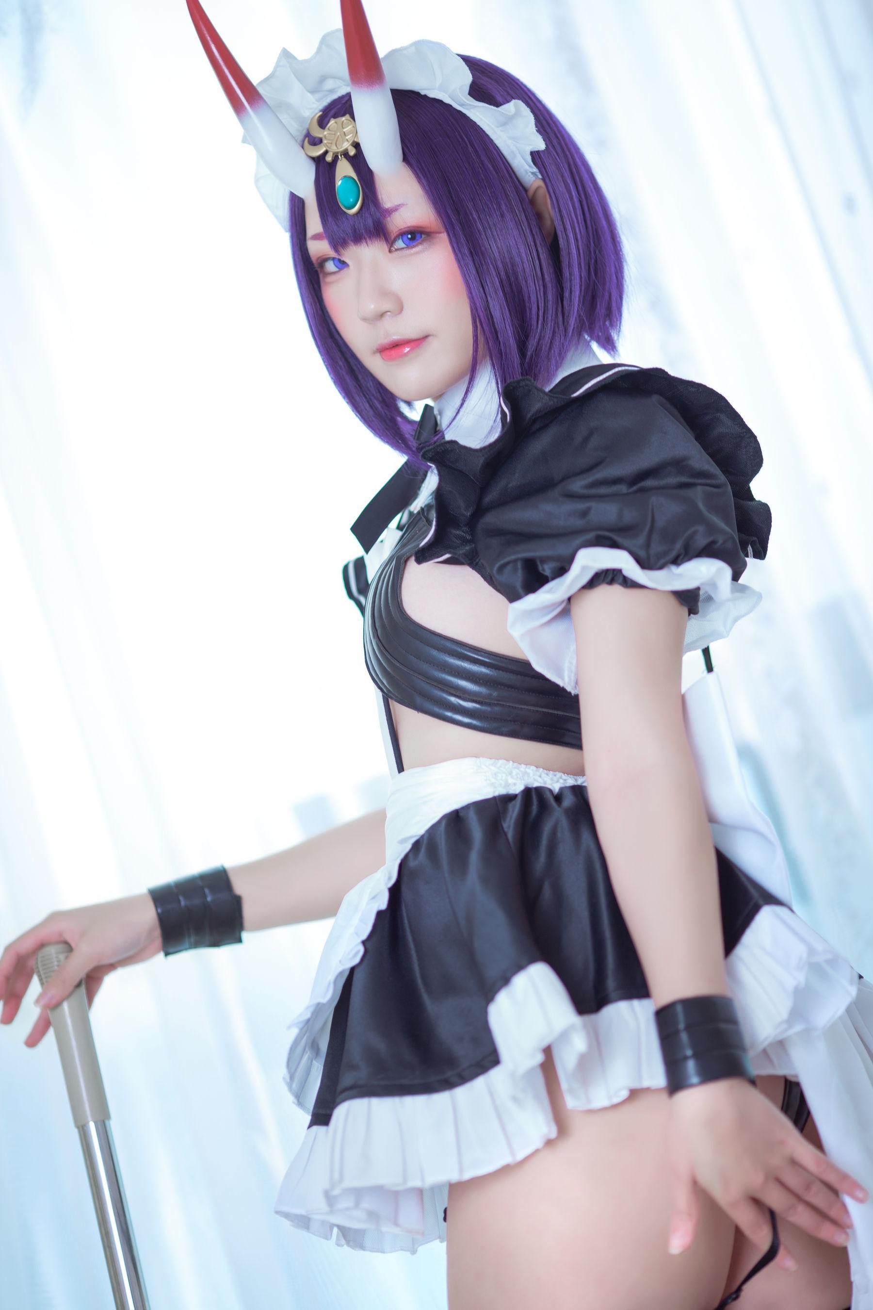 [网红COSER] 动漫博主Mime弥美 – 酒呑童子女仆(3)