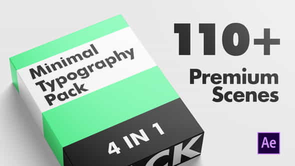 Minimal Typography Pack - VideoHive 37400161