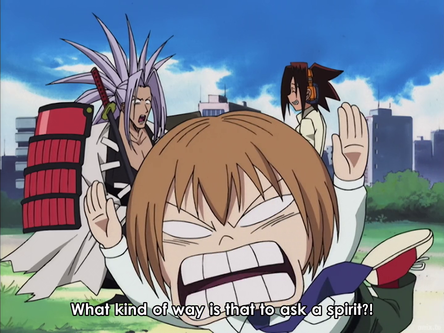 Oh my god! MOVEMENT! Actual honest to god MOVEMENT in a fight scene! :  r/ShamanKing