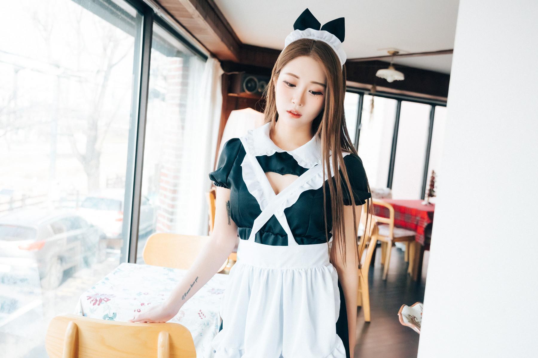 Jeong Bomi 정보미, [Loozy] Maid Cafe +S.Ver Set.01(12)