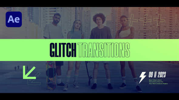 Glitch Transitions - VideoHive 47617681
