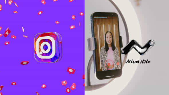 Instagram Logo Reveal - VideoHive 43709718