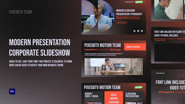 Modern Presentation Corporate Slideshow Mogrt - VideoHive 47717800