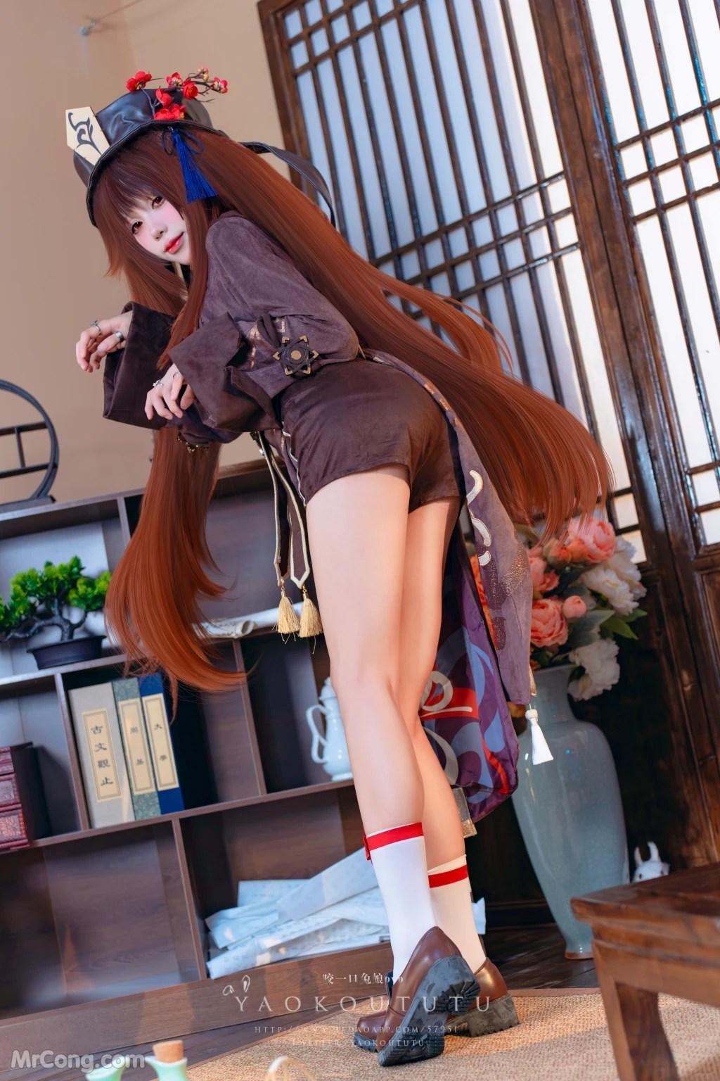 Coser@黏黏团子兔: 往生堂堂主胡桃&ミチノチモシーキミノキモチ (66 photos )(61)