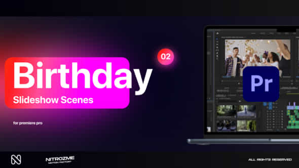 Birthday Slideshow Scenes Vol 02 For Premiere Pro - VideoHive 49742182