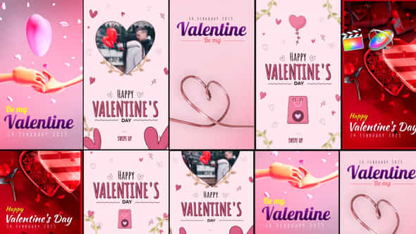 Valentine Stories and - VideoHive 43237717