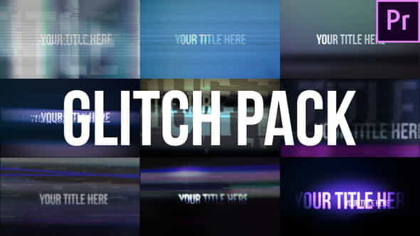 Glitch Title Pack - VideoHive 23670057