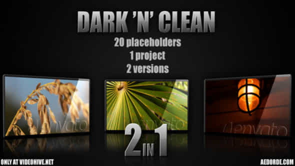 Dark n clean - VideoHive 151107