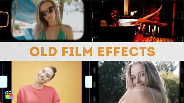 Old Film Fx Fcpx Effect Presets - VideoHive 49660540