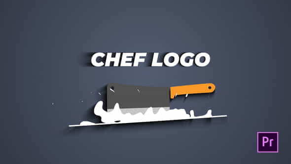 Chef Knife Logo - VideoHive 33380529