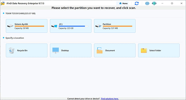 iFind Data Recovery Enterprise 9.7.13.0