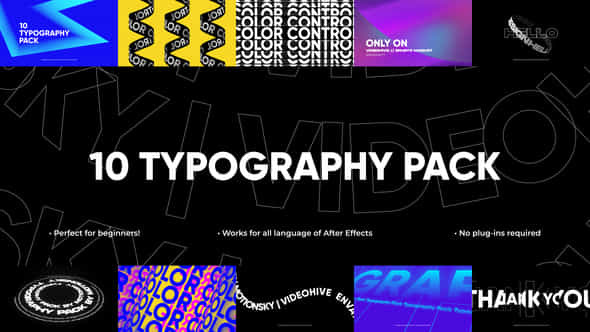 10 Graceful Typography - VideoHive 45612546