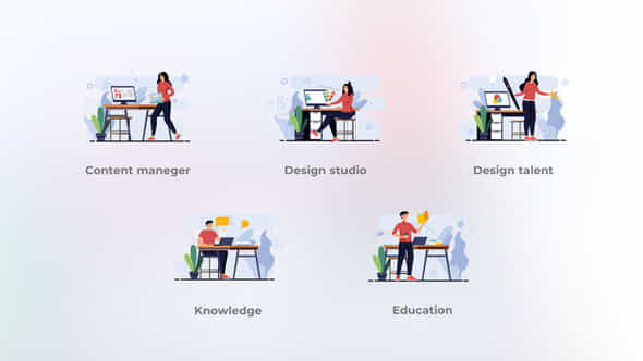 Design and Learning - VideoHive 48431766