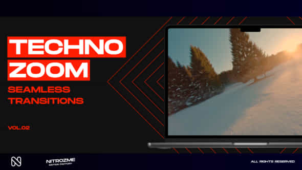 Techno Zoom Transitions Vol 02 - VideoHive 48826757