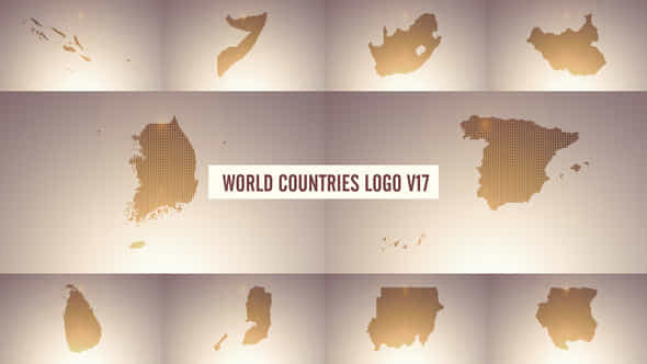 World Countries Logo - VideoHive 39002366
