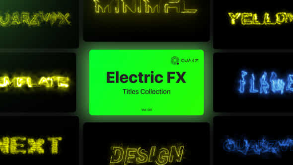 Electric Motion Titles - VideoHive 45344864