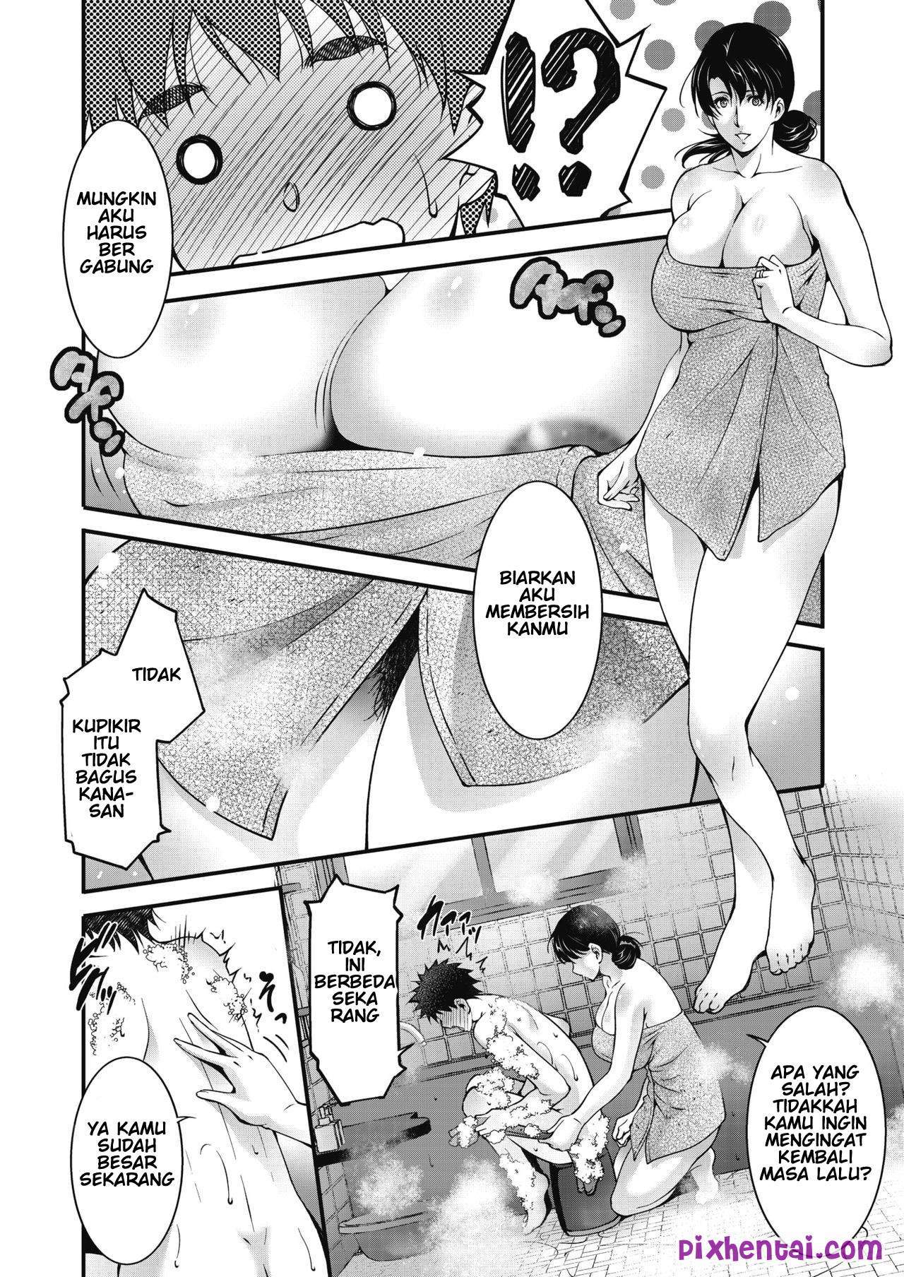 Komik Hentai Aku dan Tante Tetangga Mandi Bareng Manga XXX Porn Doujin Sex Bokep 06