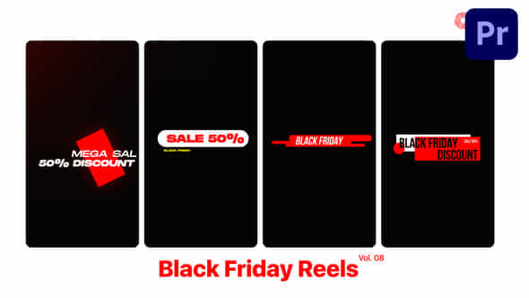 Black Friday Reels For Premiere Pro Vol 08 - VideoHive 48987128