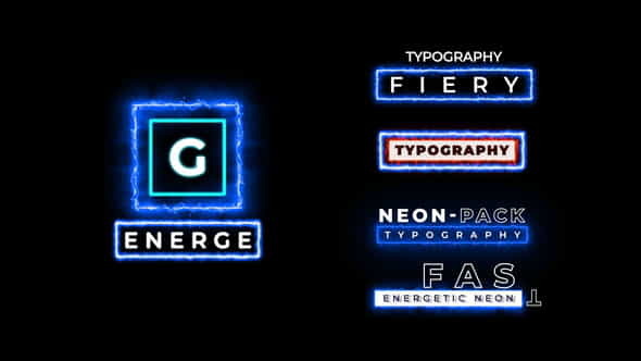 Neon Lower Third - VideoHive 33728704