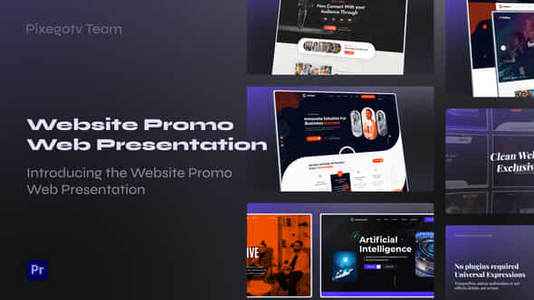 Website Promo Web Presentation Mogrt - VideoHive 47320193
