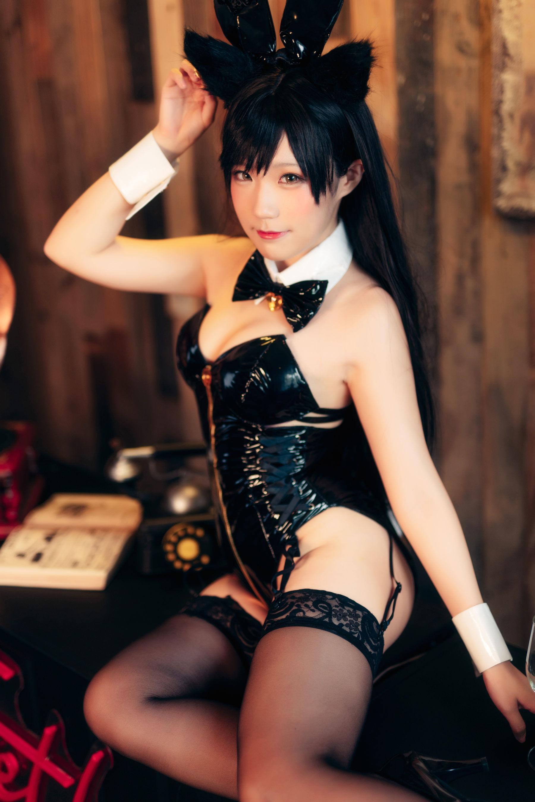 [Coser美女] Mime弥美 《Azurlane Atago BUNNY ver》 写真集(6)