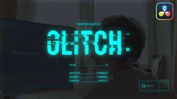 Glitch Transitions For Davinci Resolve Vol 10 - VideoHive 50471537