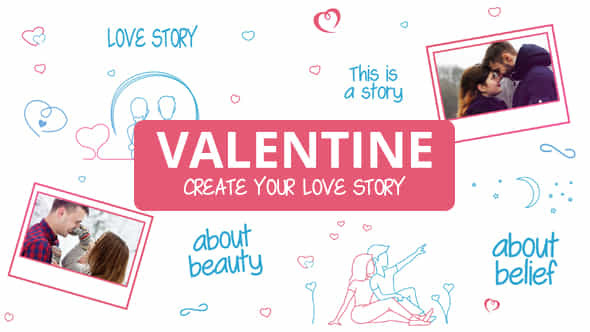 Valentine Love Story - VideoHive 21326832