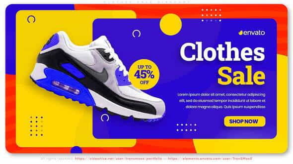 Clothes Sale Discount - VideoHive 30100607