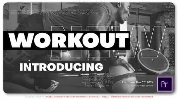 Workout Intro - VideoHive 33715350