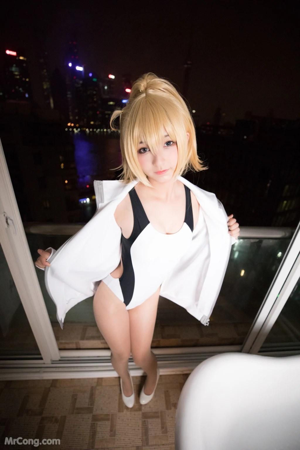 Coser@神楽坂真冬 Vol.036: 电子相册-白贞德《Swimingthedrea》(150 photos)(116)
